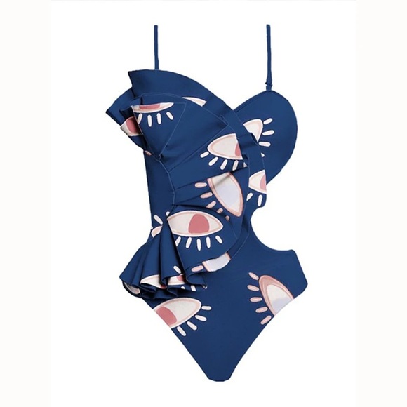 POL Evil Eye Swimwear 2-piece Set - Picture 2 of 7